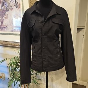 Black Button-Up Jacket